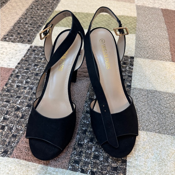 Womens Black Platforms - Picture 1 of 3